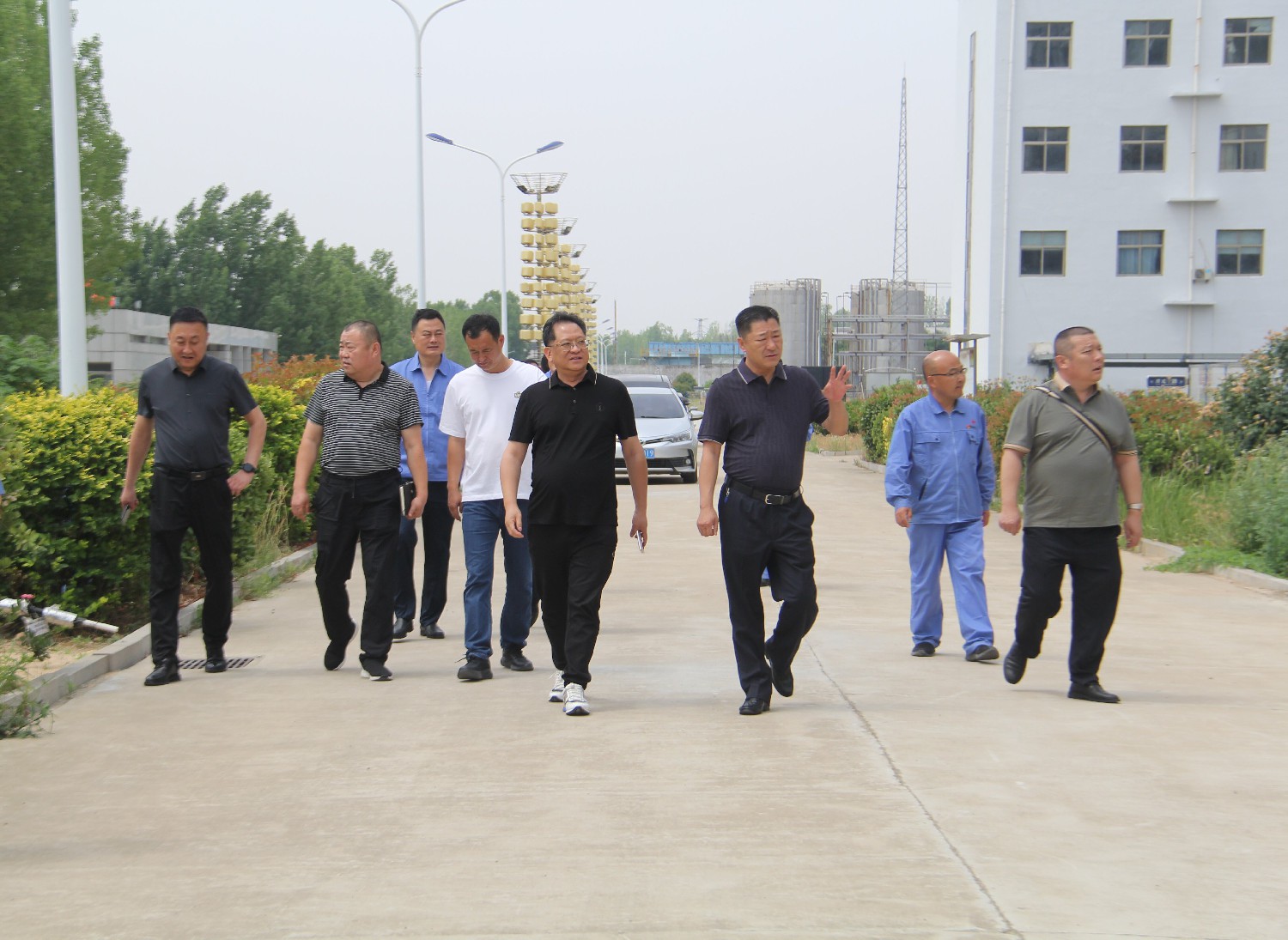 中商國(guó)聯(lián)、上海電力來化工基地合作洽談